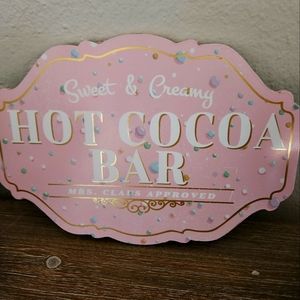 Pastel Hot Cocoa Sign